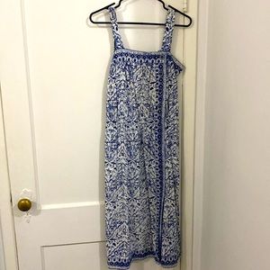 Vintage 1990s Cotton Batik Dress Size Small